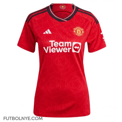 Camiseta Manchester United Primera Equipación para mujer 2023-24 manga corta